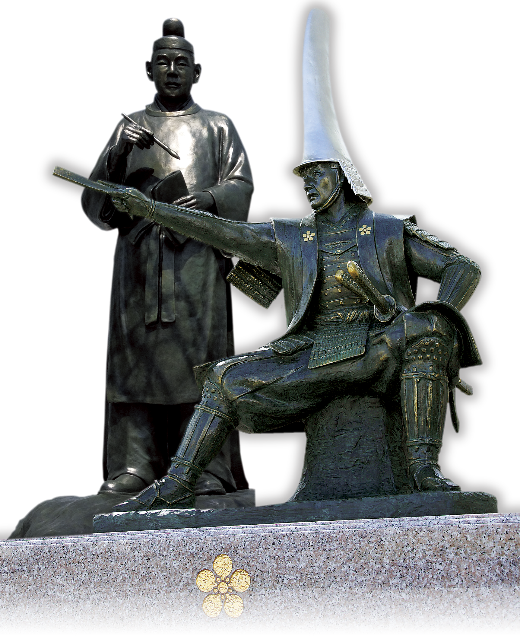 前田利長像、大伴家持像